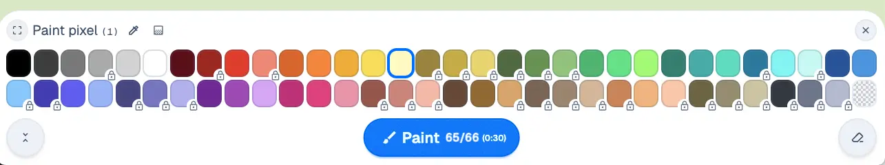 绘制像素（Paint Pixel）面板